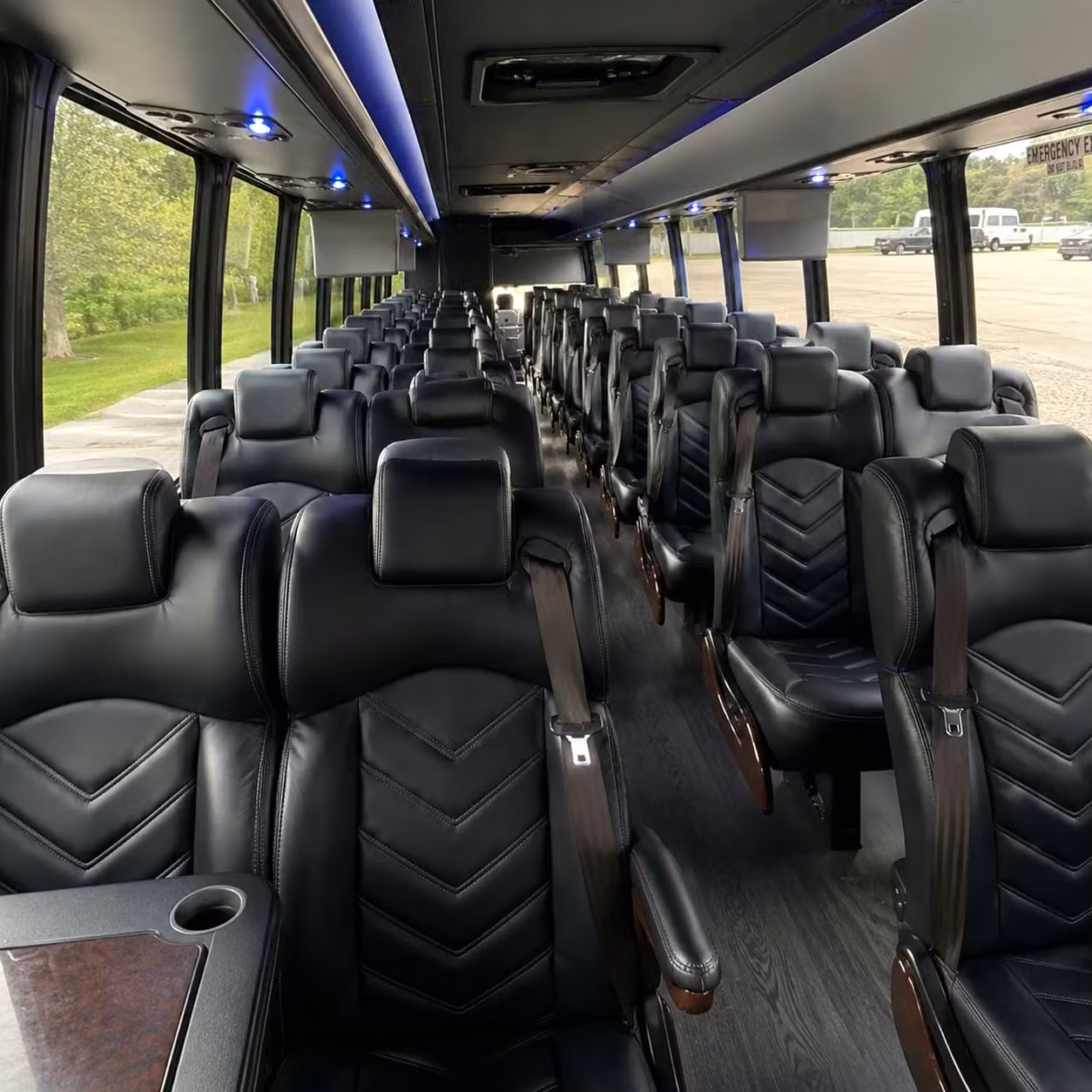 28 passenger minibus inside