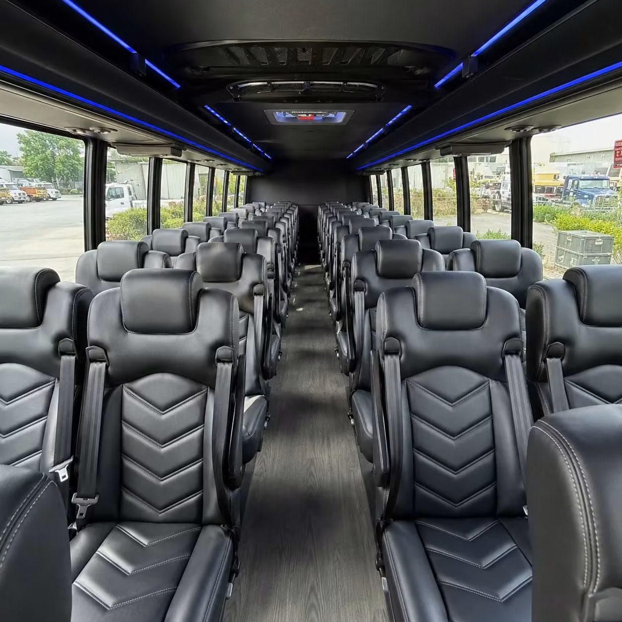 30 passenger minibus inside