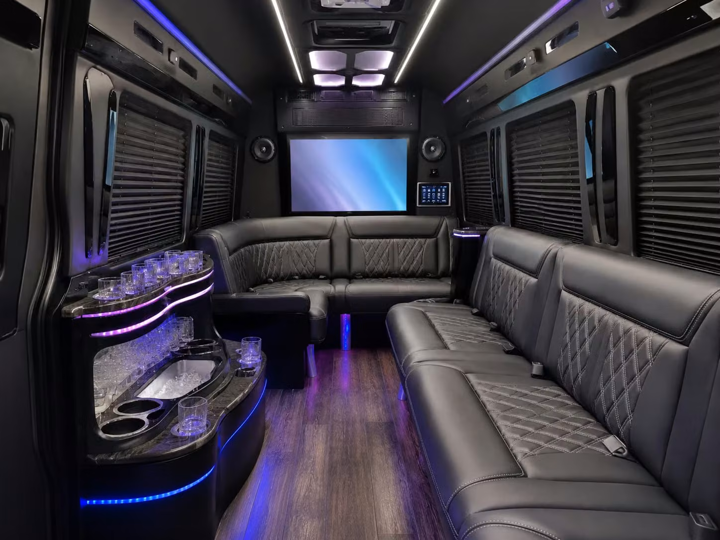 bus rental options for pueblo trips