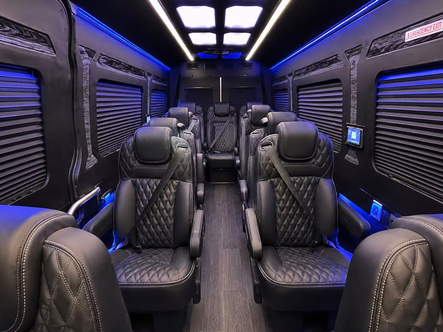 sprinter van with driver inside